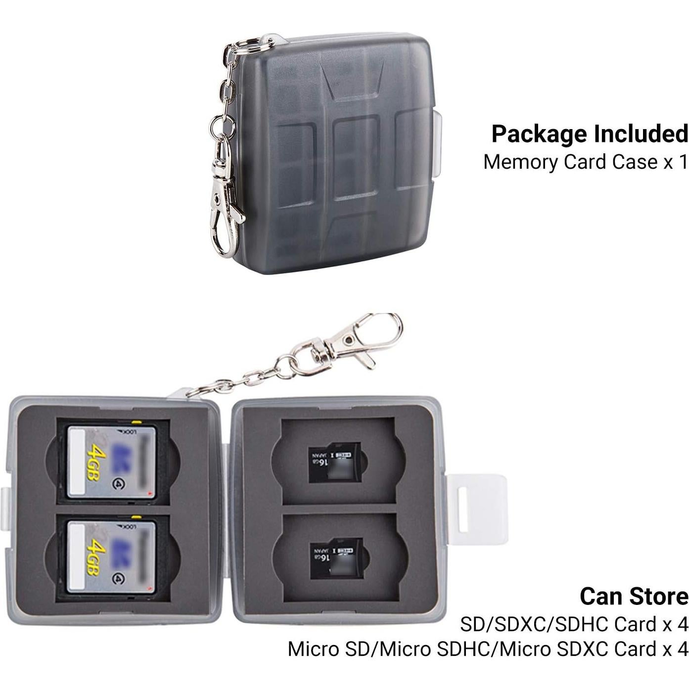 Estuche para Tarjetas de Memoria Jinjiacheng MC-11D 8 Ranuras