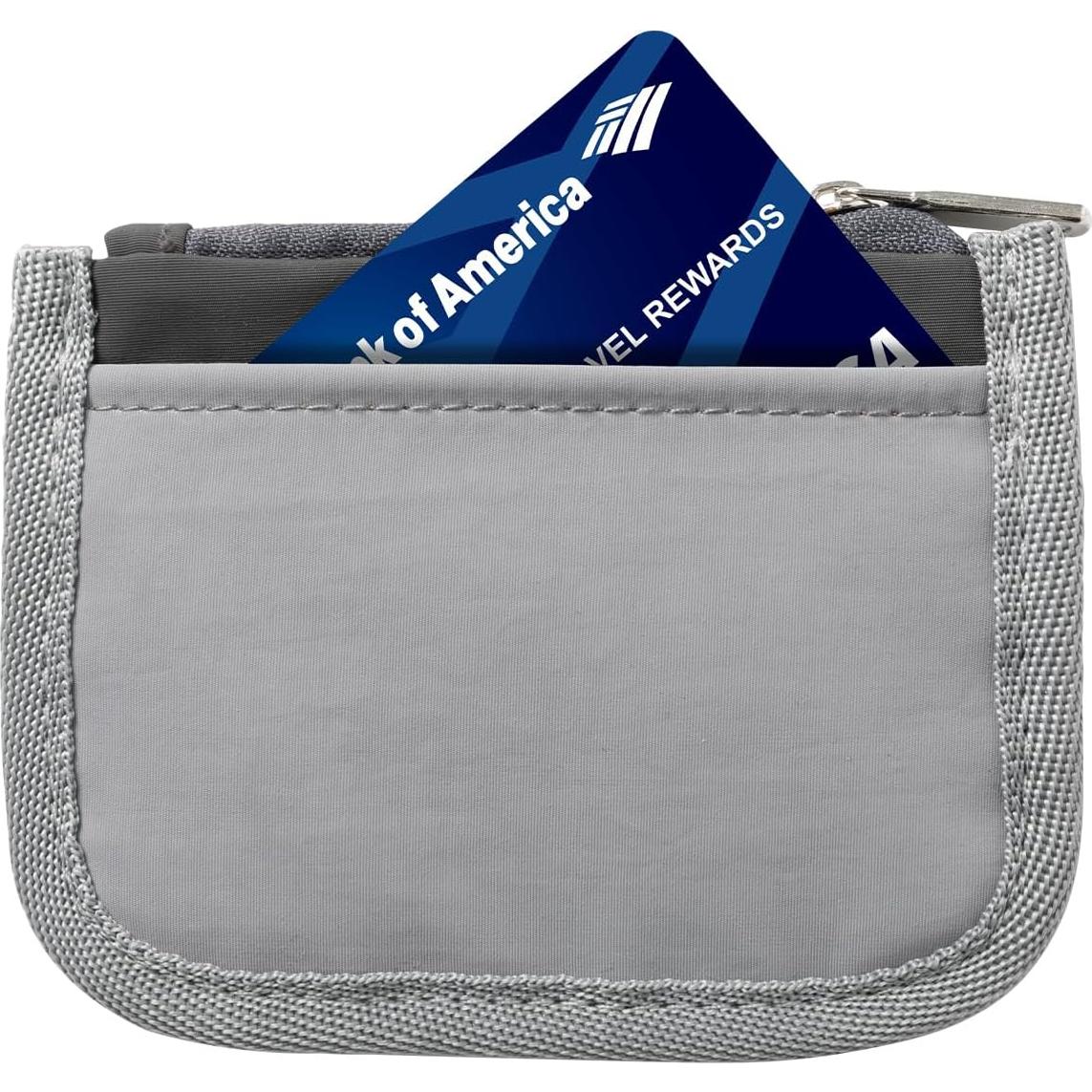 Cartera Minimalista Slim Memoria de Mamá Unisex RFID Gris Claro