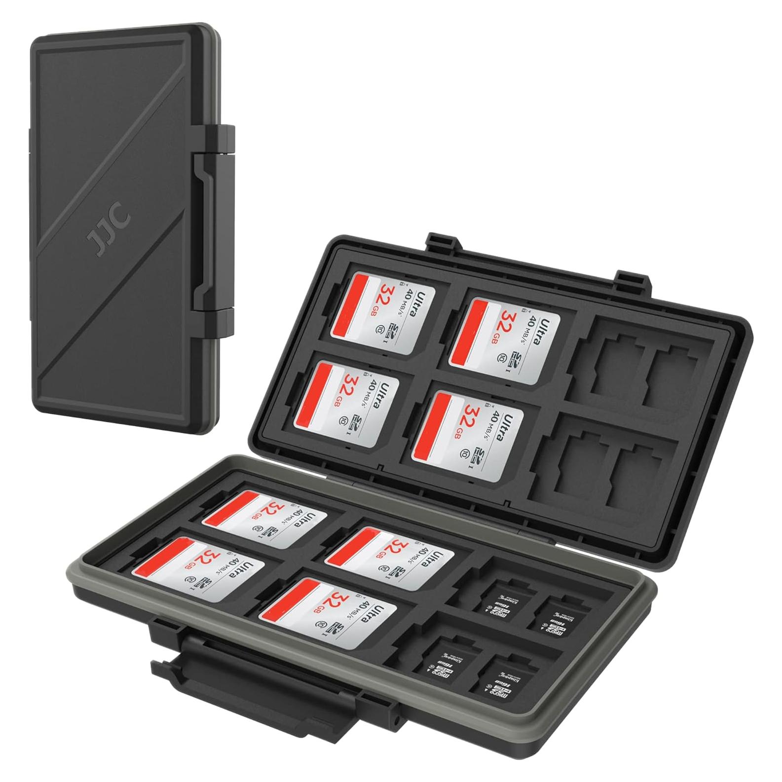 Estuche Organizador para 36 Tarjetas SD y MicroSD JJC