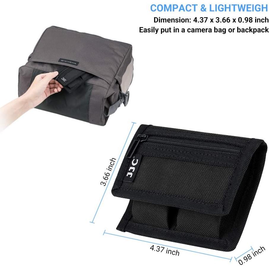 Funda para Baterías y Tarjetas SD Jinjiacheng BC-P2 - 3 Compartimentos