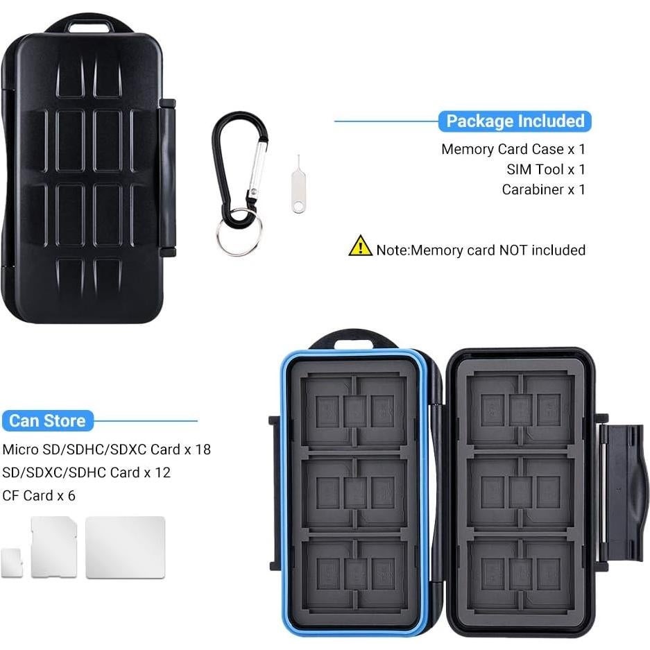 Estuche para tarjetas SD JJC MC-STC36 36 ranuras compacto