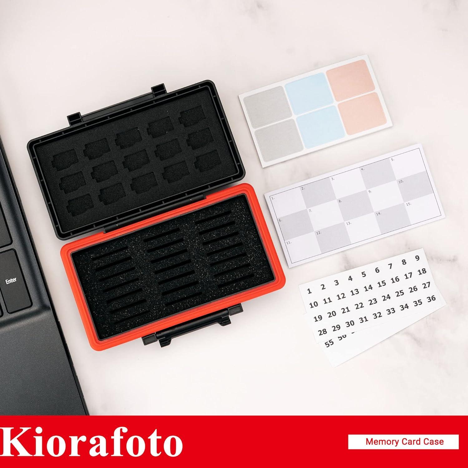 Estuche Organizador para 21 Tarjetas SD y 15 Micro SD Kiorafoto