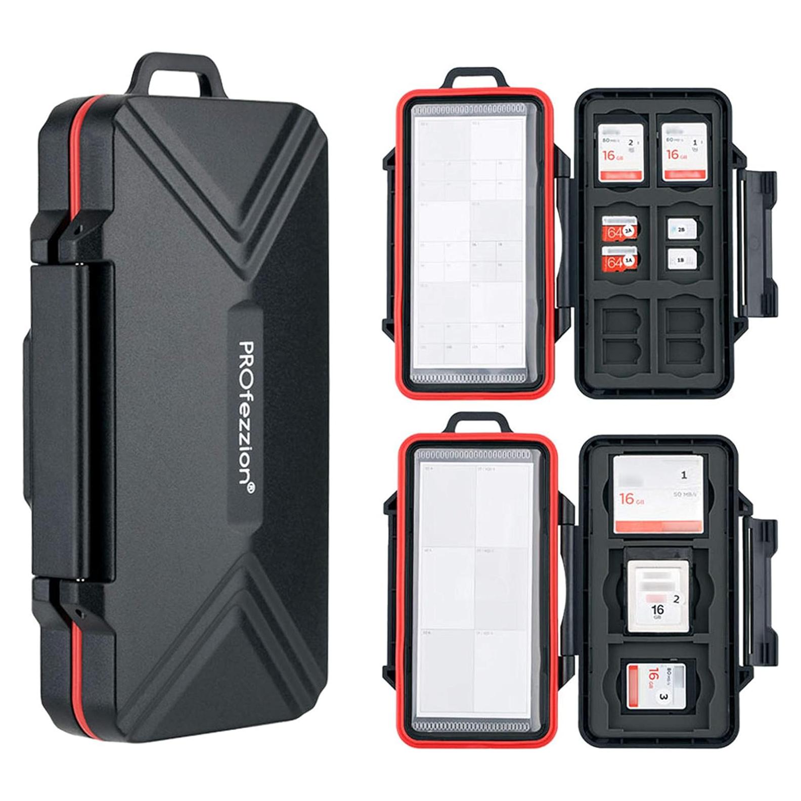 Estuche Universal Impermeable PROfezzion para 48 Tarjetas