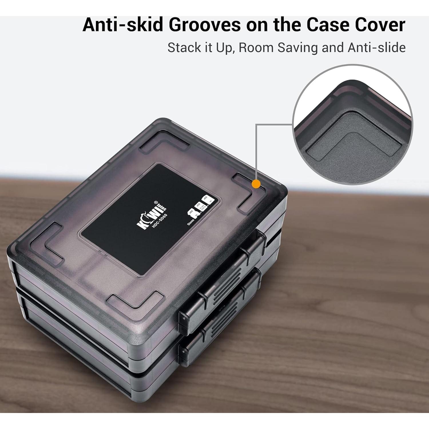 Estuche Organizador Kiwifotos para 60 Tarjetas SD Resistente