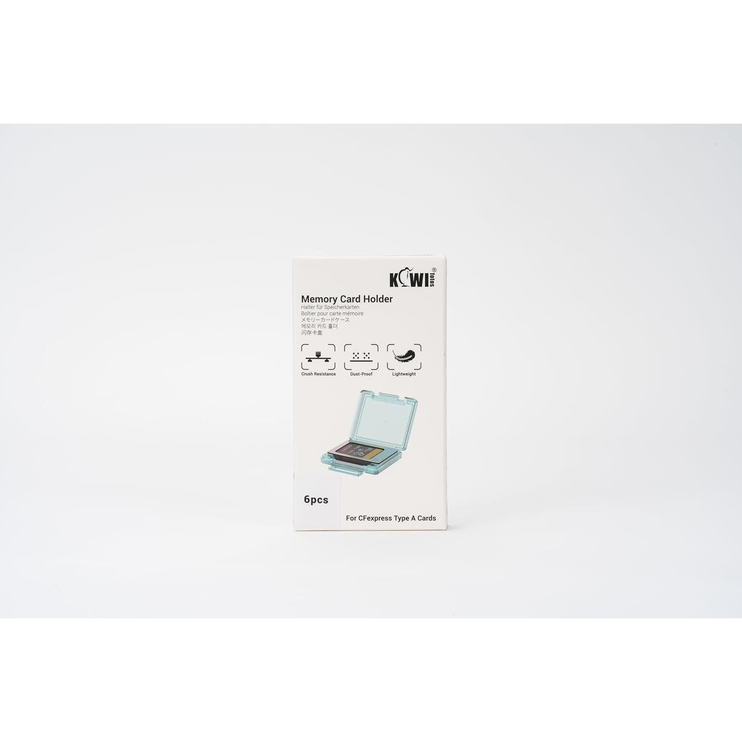 Soporte de Tarjeta de Memoria KIWIFOTOS CFA6 para 6 CFexpress Tipo-A