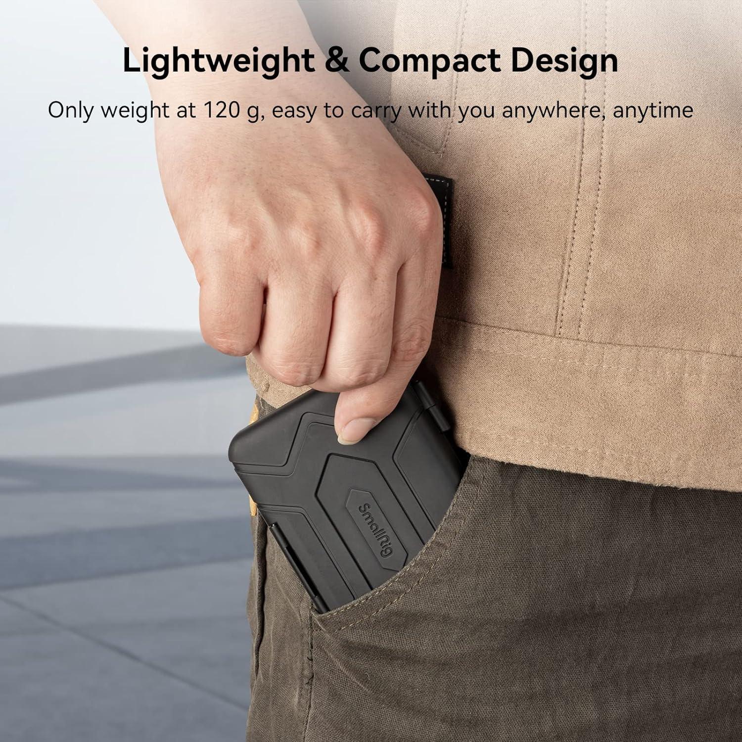 Estuche para Tarjetas de Memoria SMALLRIG 3192 Resistente al Agua