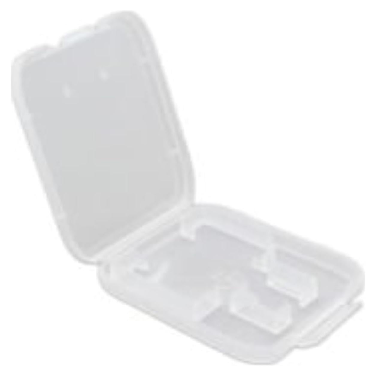 eTECH Paquete de 10 Estuches Plásticos para Tarjetas SD/MicroSD