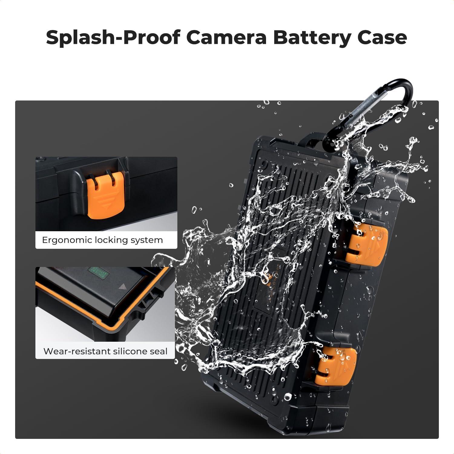 Estuche K&F Concept para Baterías y Tarjetas de Memoria