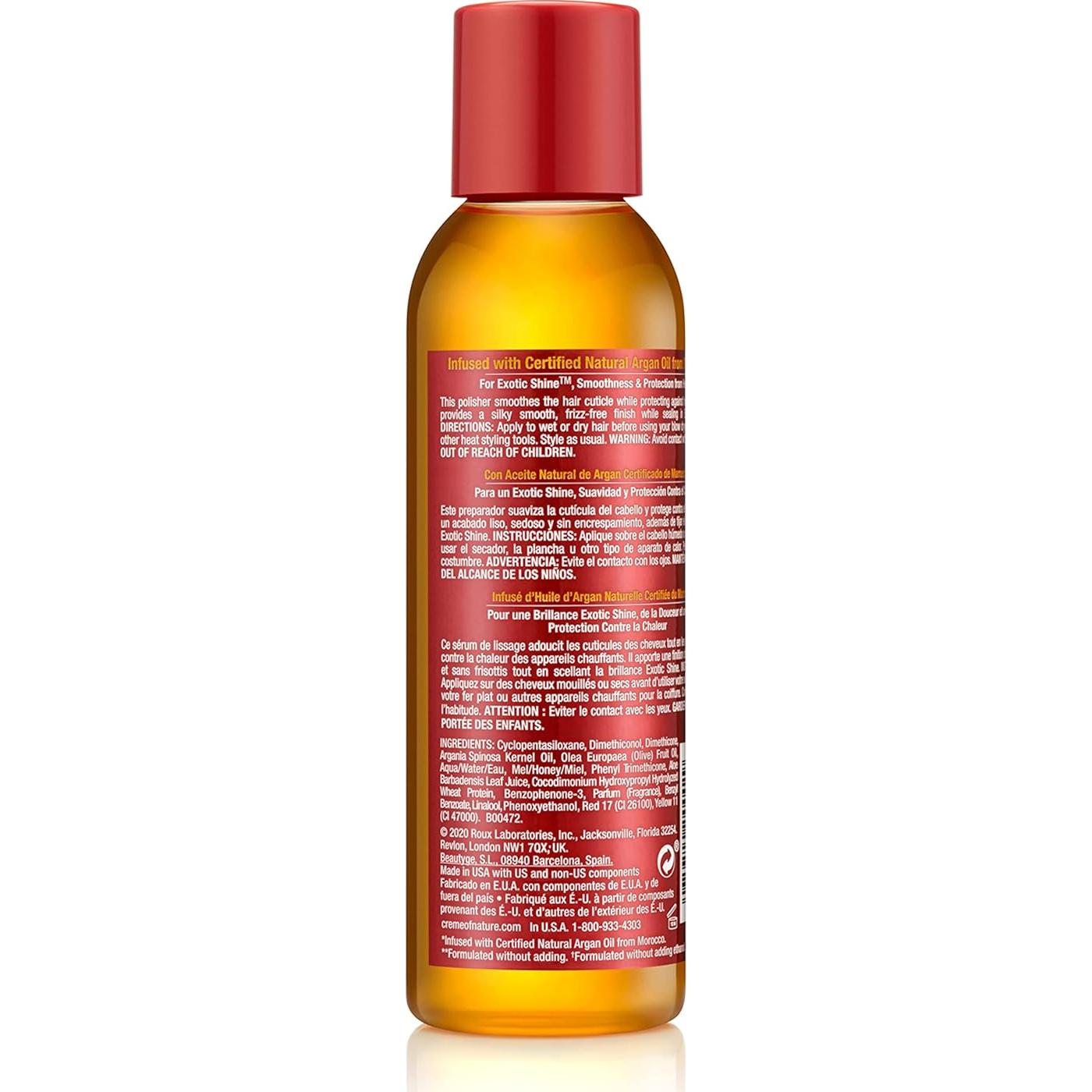 Aceite de Argán Creme of Nature 118 ml Control Frizz