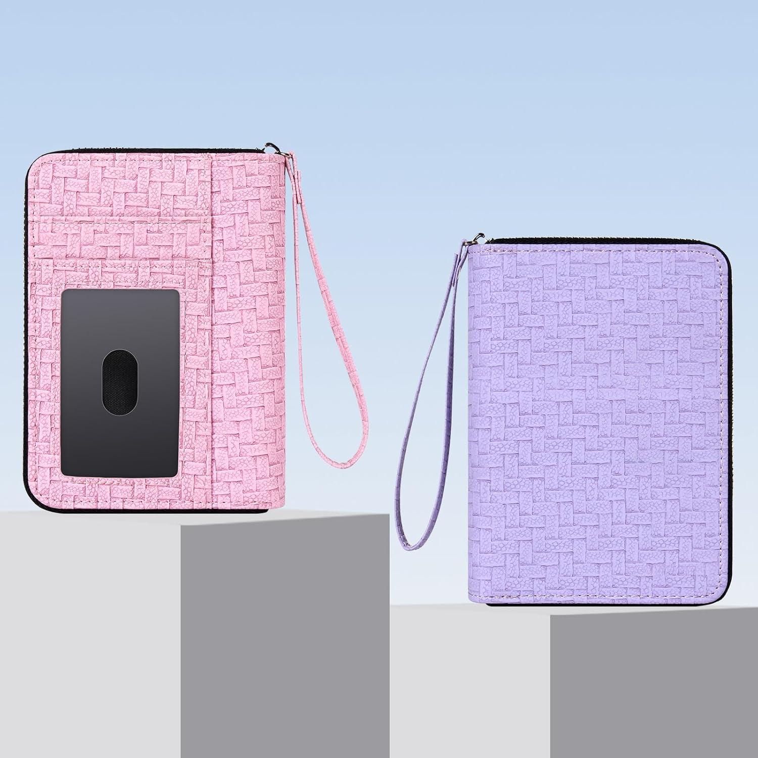 Cartera EcoVision RFID para Tarjetas de Crédito Lila 24 Slots