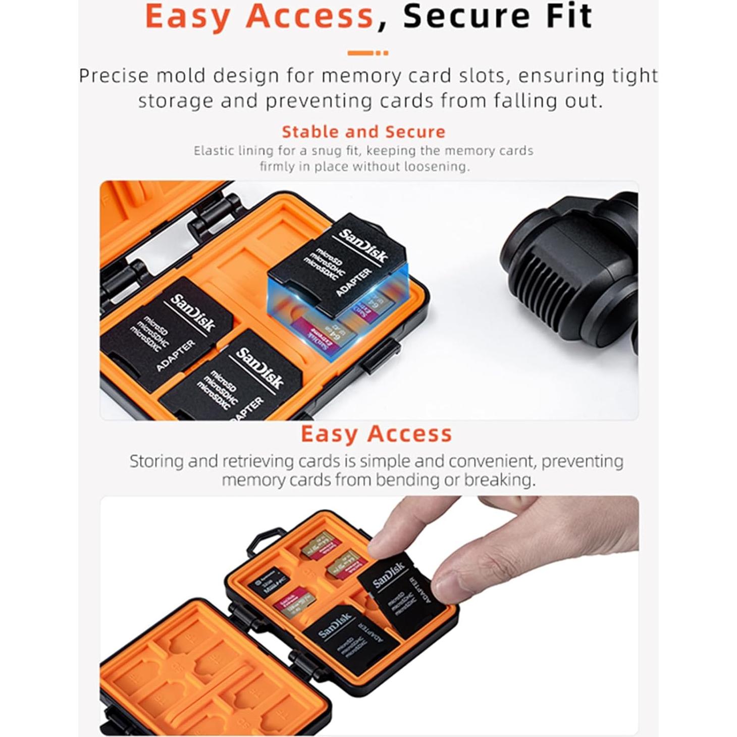 Estuche Universal Lichifit para Tarjetas de Memoria 24 Ranuras