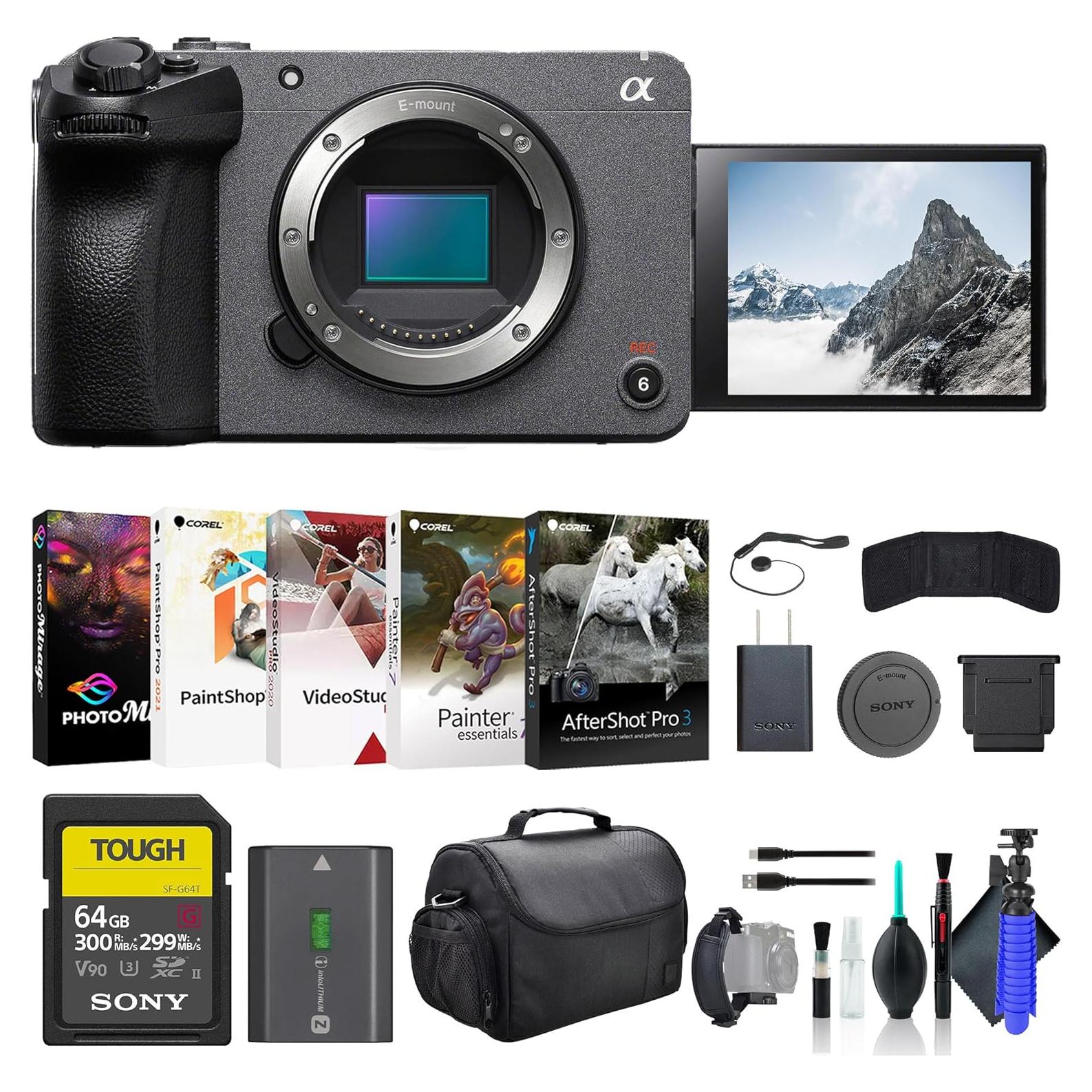 Cámara de Cine Digital Sony FX30 ILME-FX30B 4K 26MP