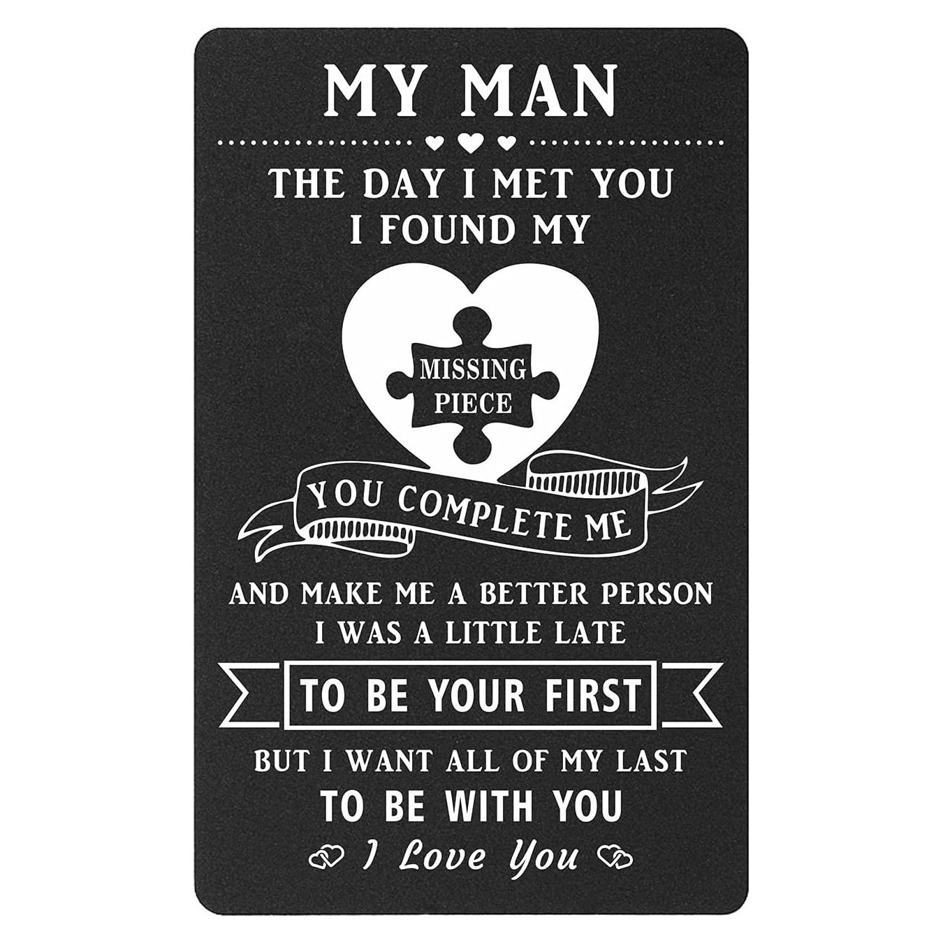 Tarjeta de Regalo TANWIH para Hombre - Aniversario y San Valentín