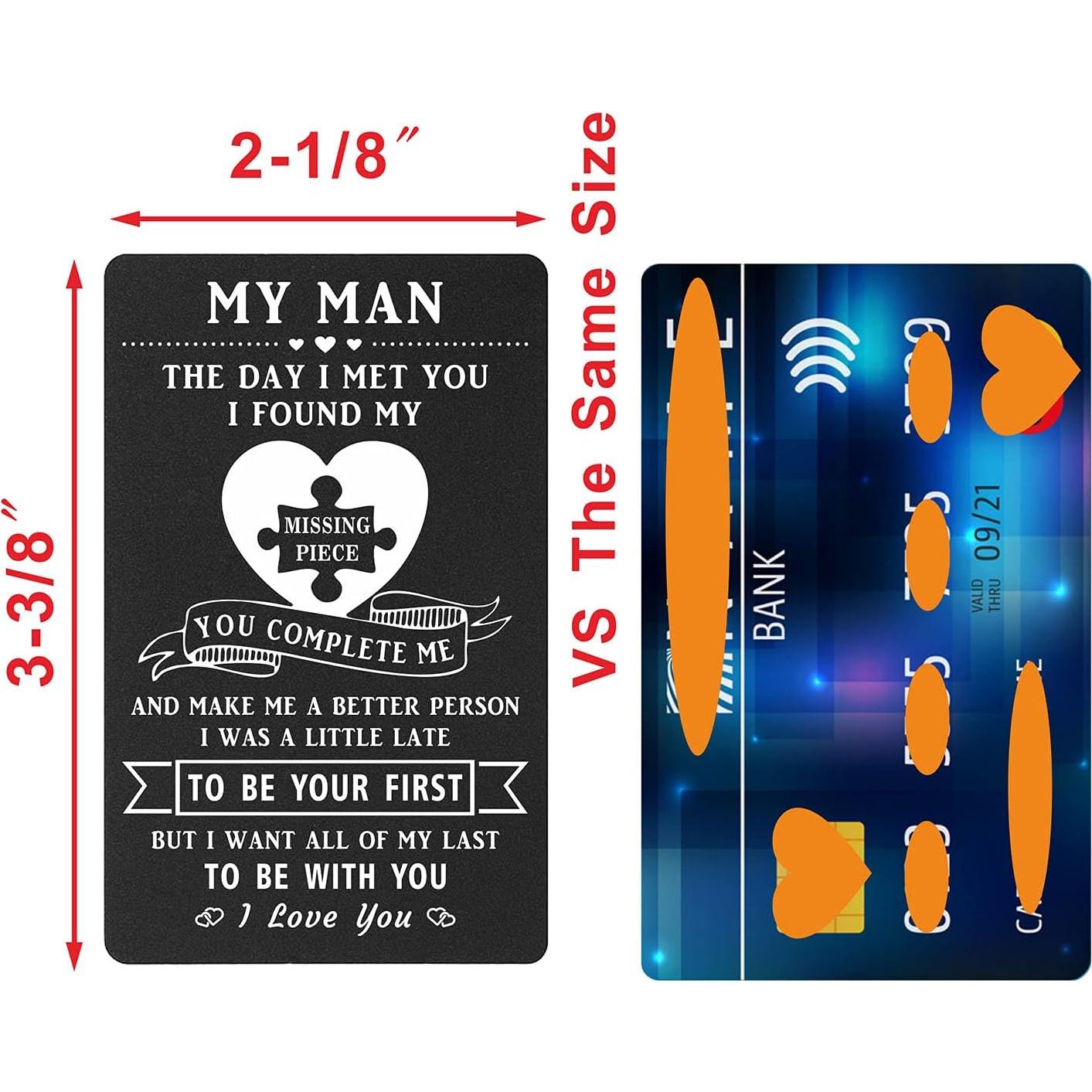 Tarjeta de Regalo TANWIH para Hombre - Aniversario y San Valentín