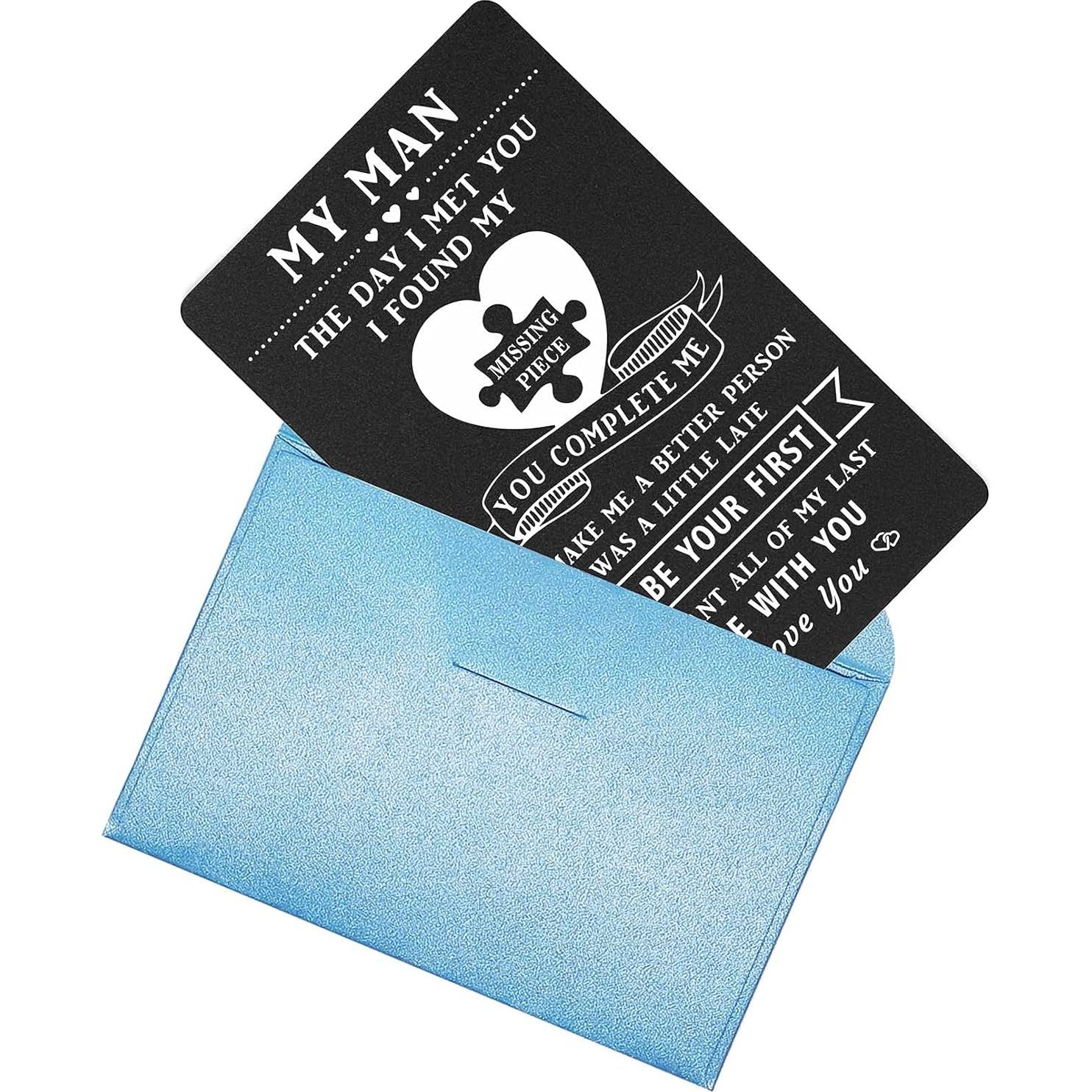 Tarjeta de Regalo TANWIH para Hombre - Aniversario y San Valentín