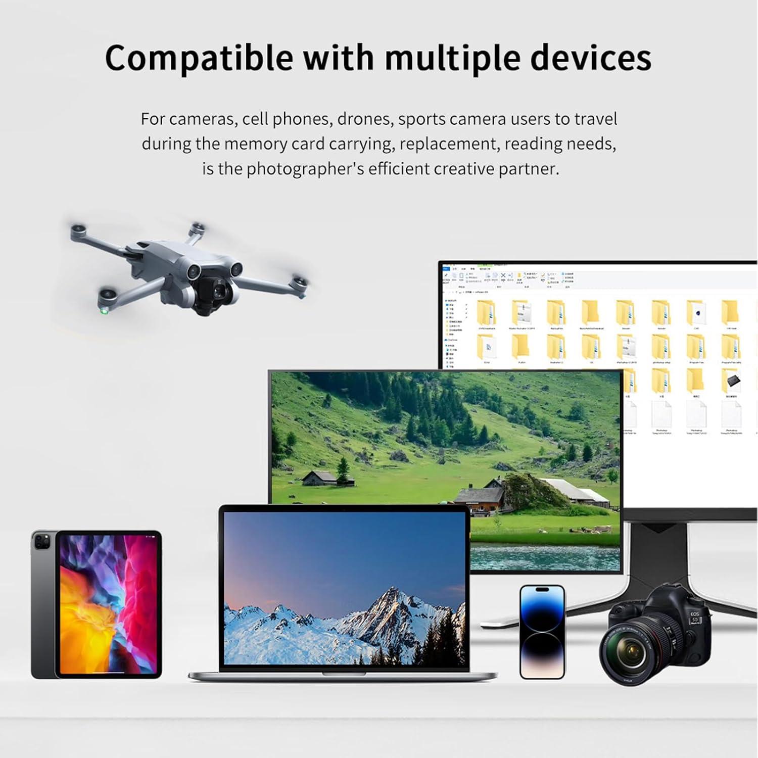 Funda Lector de Tarjetas SD TF Desiontal DK10PRO Impermeable