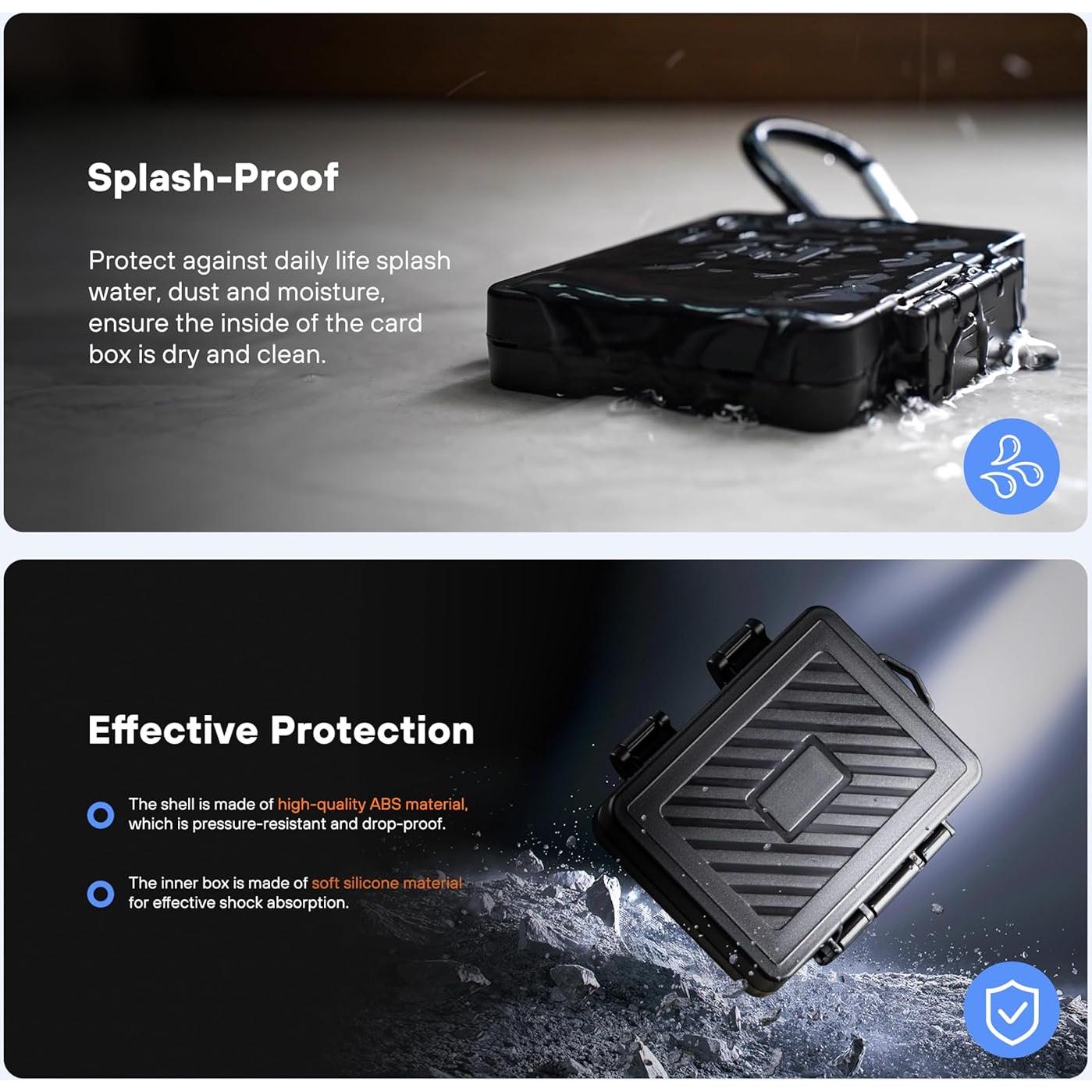 Estuche para Tarjetas Micro SD Tomat 24 Slots Resistente Agua