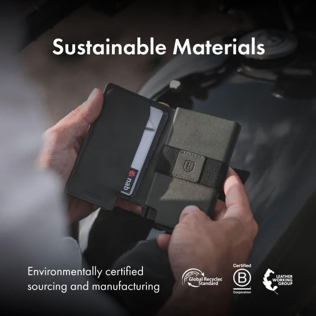 Cartera Pop Up Ekster para Hombres - Bloqueo RFID, Verde