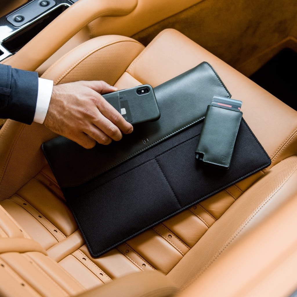 Cartera Pop Up Ekster para Hombres - Bloqueo RFID, Verde