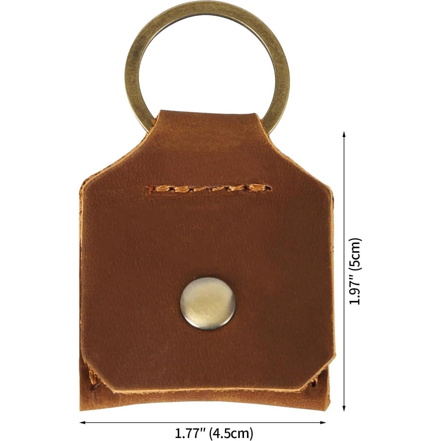 Estuche de Cuero Genuino Jack&Chris para Tarjetas SD y SIM