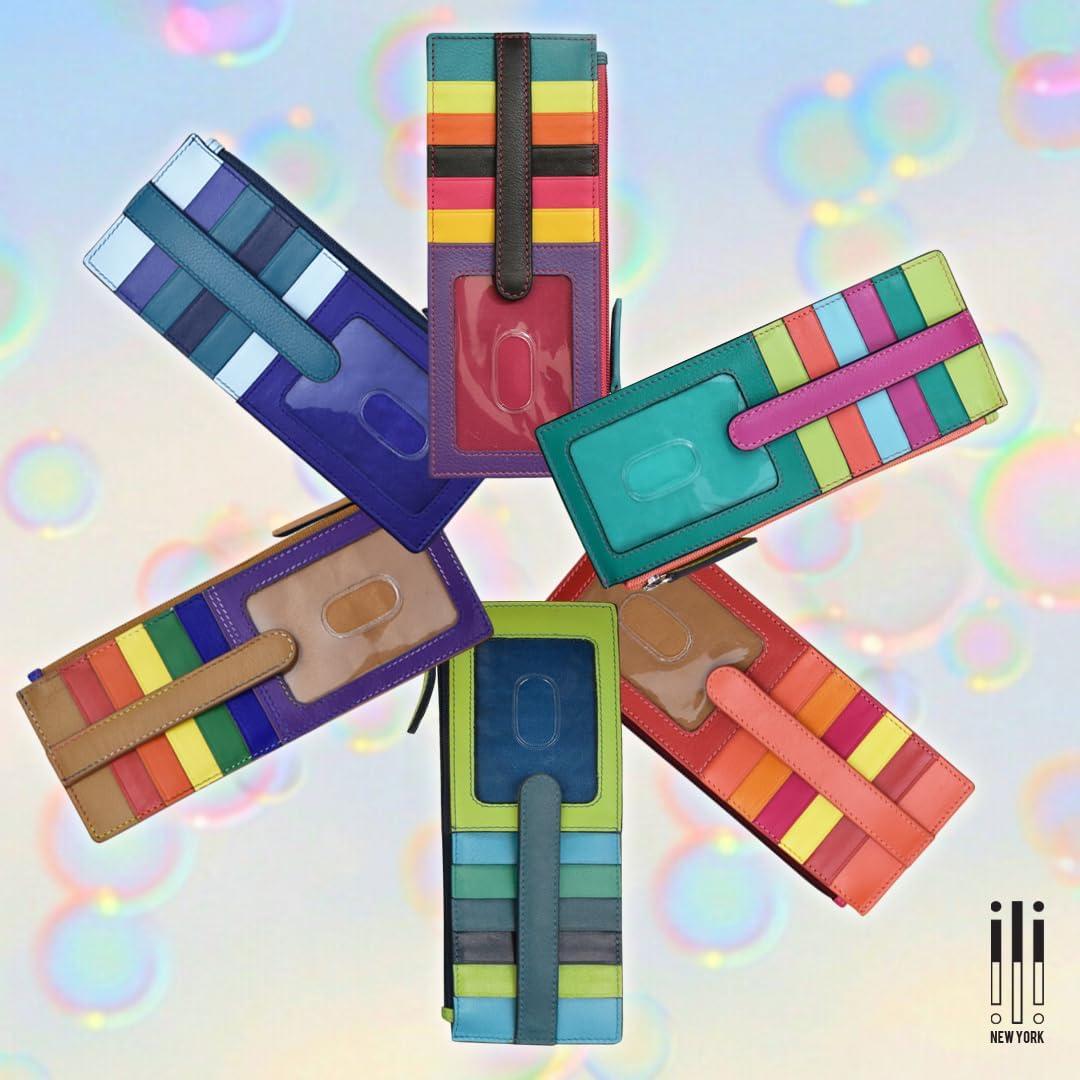 Cartera Slim Doble Cara ili Nueva York con Bloqueo RFID - Palm Beach