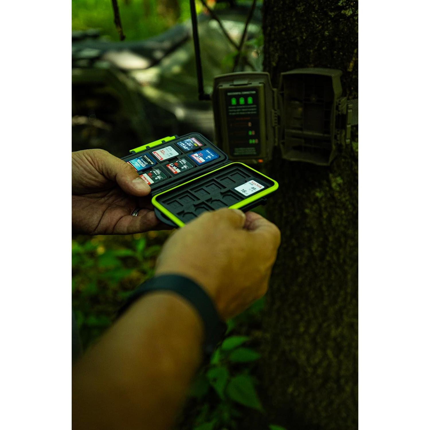 Estuche de Almacenamiento HME para 12 Tarjetas SD y Micro SD