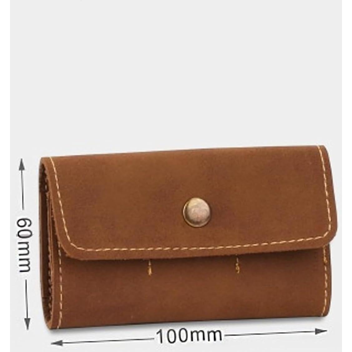 Funda Organizador de Tarjetas SD WYSJYBHJ de Cuero PU - 6 Ranuras