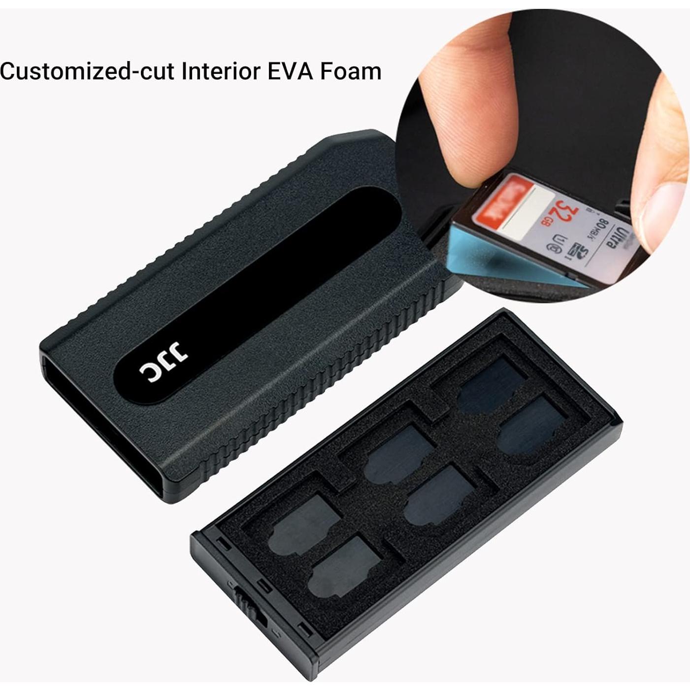 Estuche Organizador de Tarjetas de Memoria JJC 18 Slots