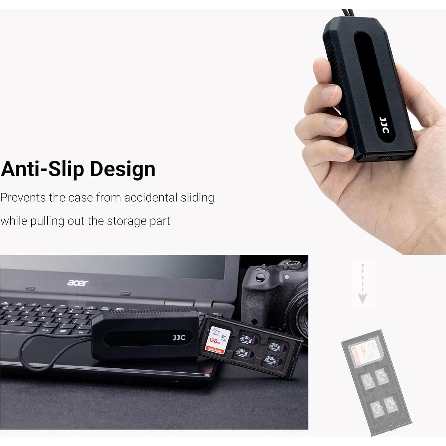 Estuche Organizador de Tarjetas de Memoria JJC 18 Slots