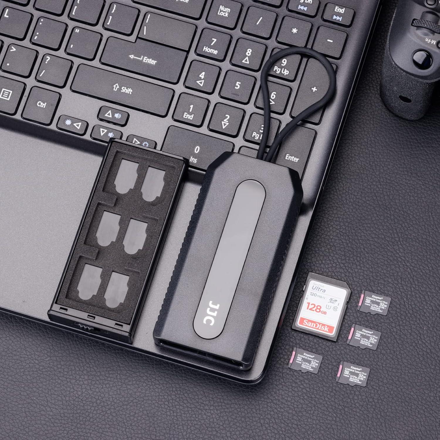 Estuche Organizador de Tarjetas de Memoria JJC 18 Slots