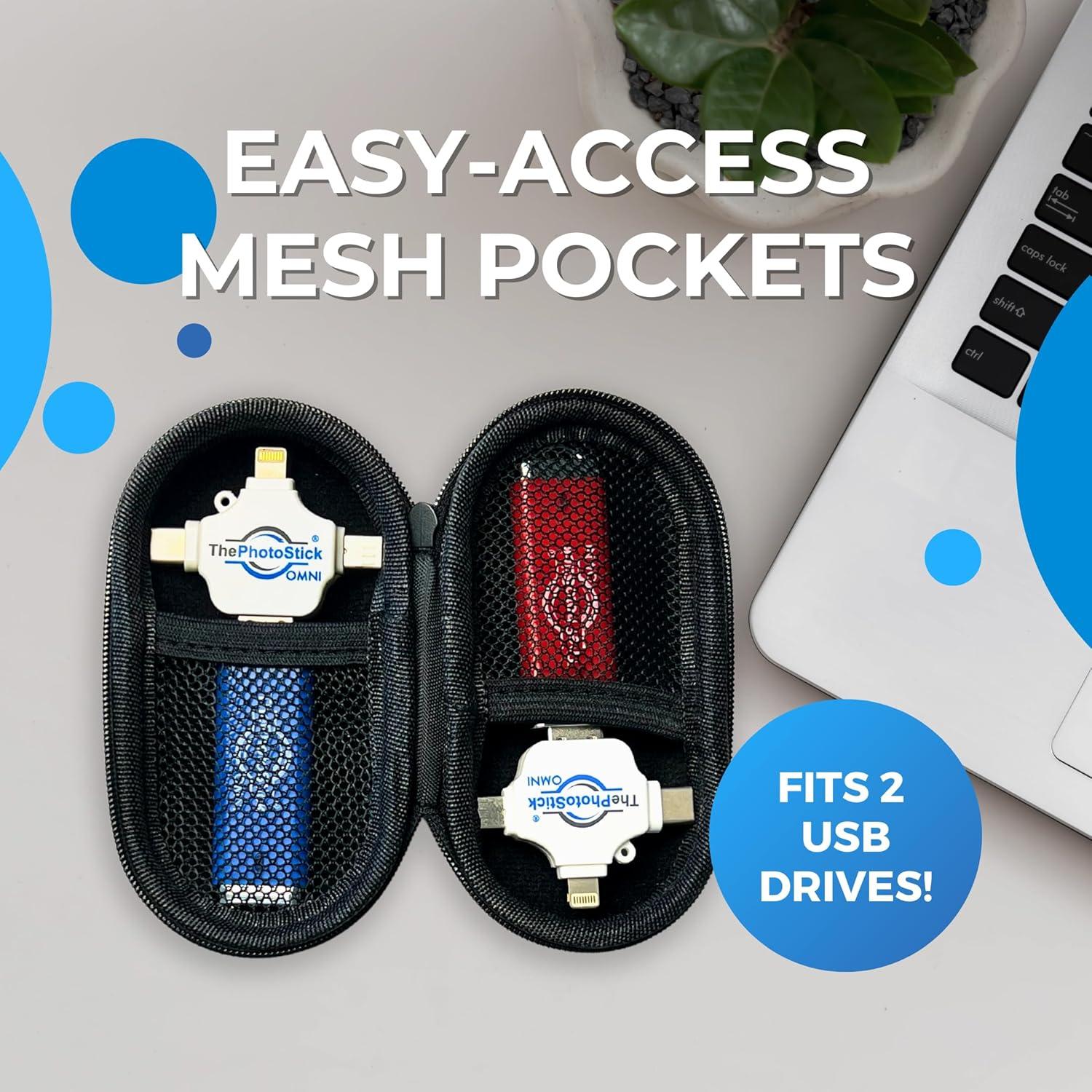 ThePhotoStick Omni 32GB + Funda Protectora - Respaldo Seguro