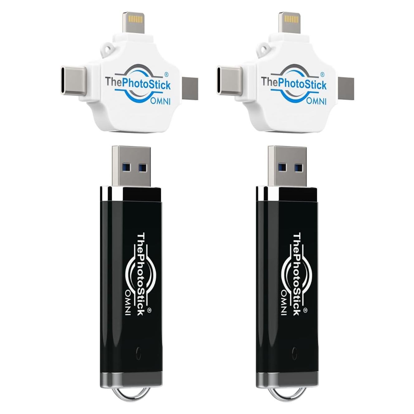 ThePhotoStick Omni 128GB - Respaldo y Transferencia de Archivos