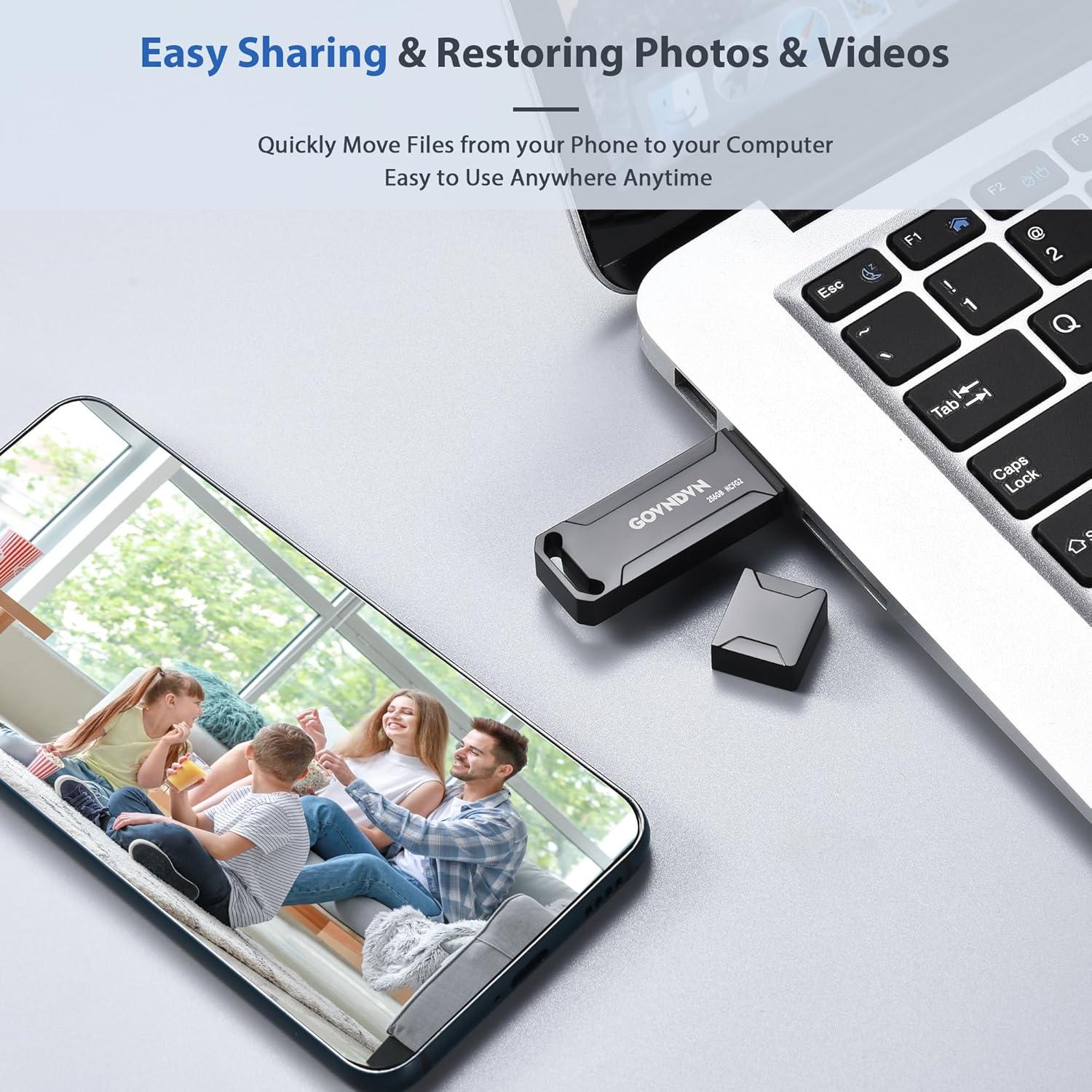 Photo Stick iStore Pro 128GB Auto Backup para iPhone y Android