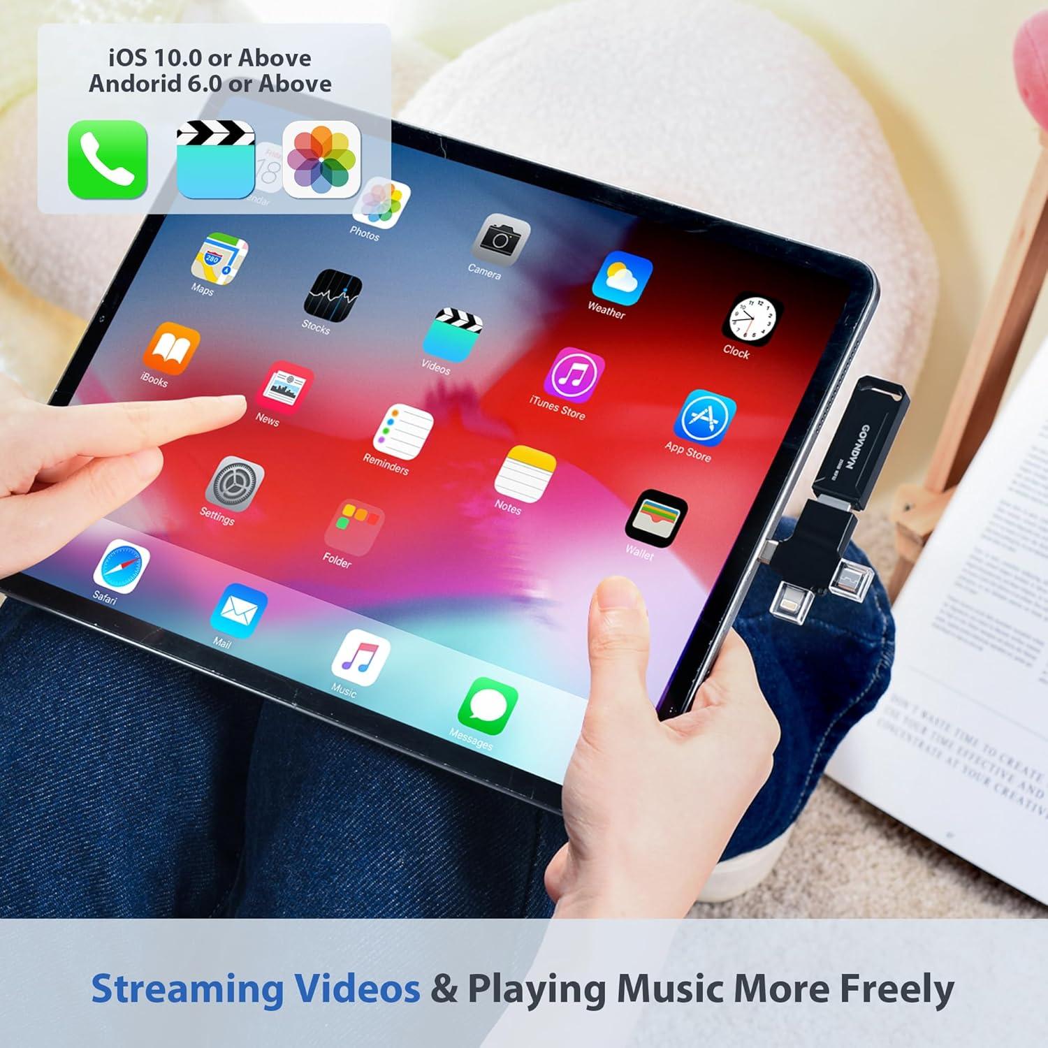 Photo Stick iStore Pro 128GB Auto Backup para iPhone y Android