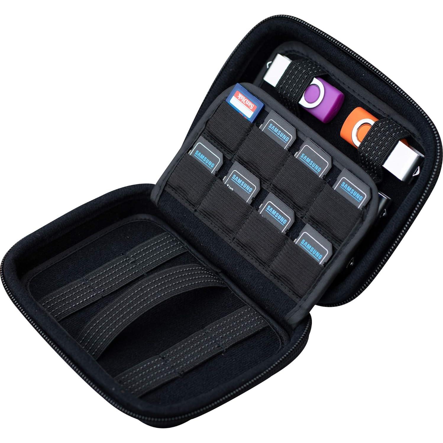 Funda de Almacenamiento ButterFox para USB y Tarjetas SD (12USB+16SD)