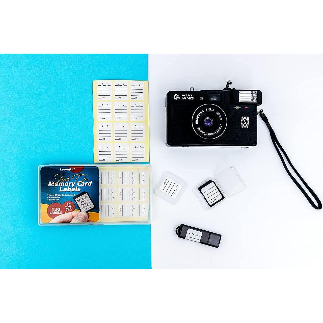 Etiquetas Adhesivas para Tarjetas SD Vakerga - 120 Unidades