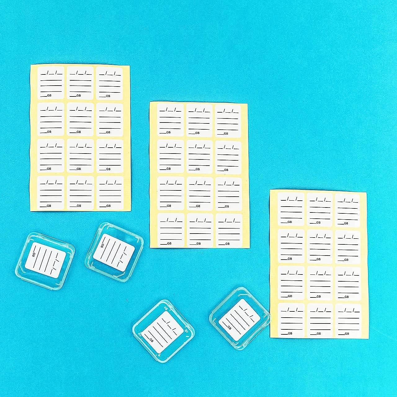 Etiquetas Adhesivas para Tarjetas SD Vakerga - 120 Unidades