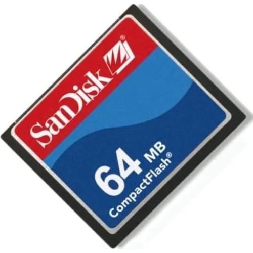Tarjeta CompactFlash SanDisk 64 MB Resistente al Agua