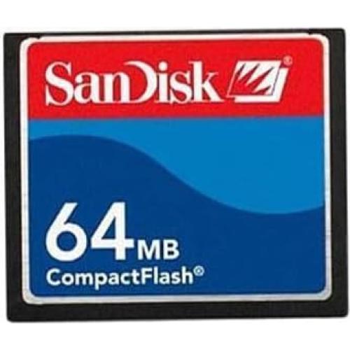 Tarjeta CompactFlash SanDisk 64 MB Resistente al Agua