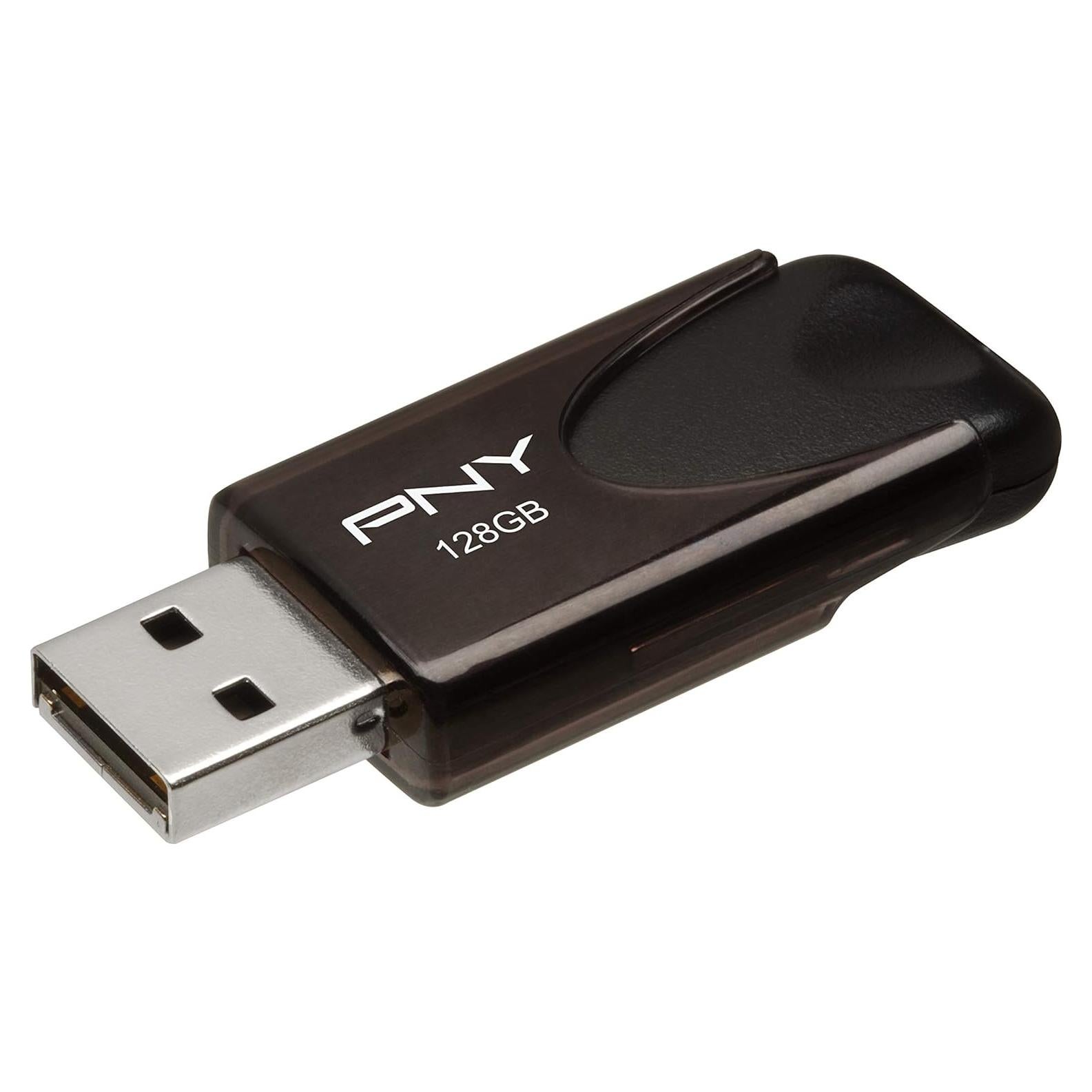 Unidad Flash USB 2.0 PNY Attaché 4 128GB Negra