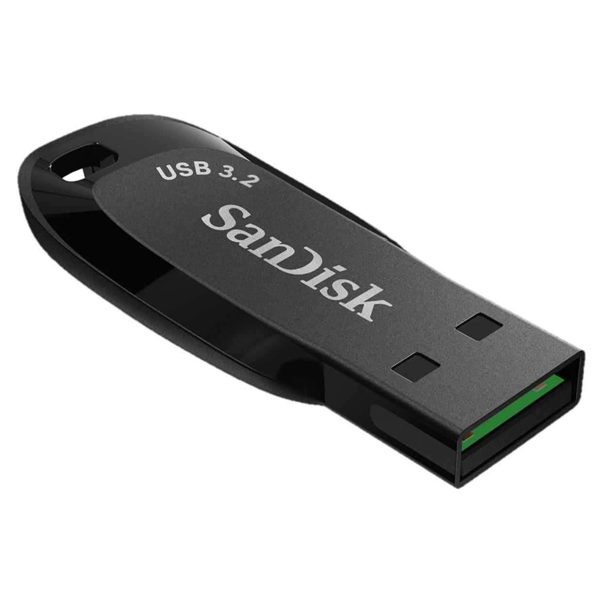Memoria USB SanDisk Ultra Shift 64GB USB 3.2, Velocidad 100MB/s