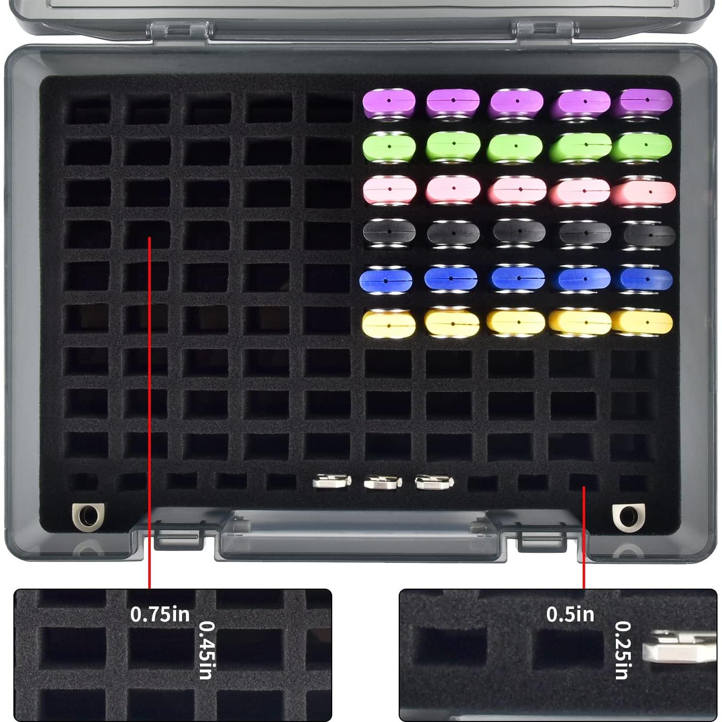 FULLCASE Funda Organizador para 104 Unidades Flash USB y SD