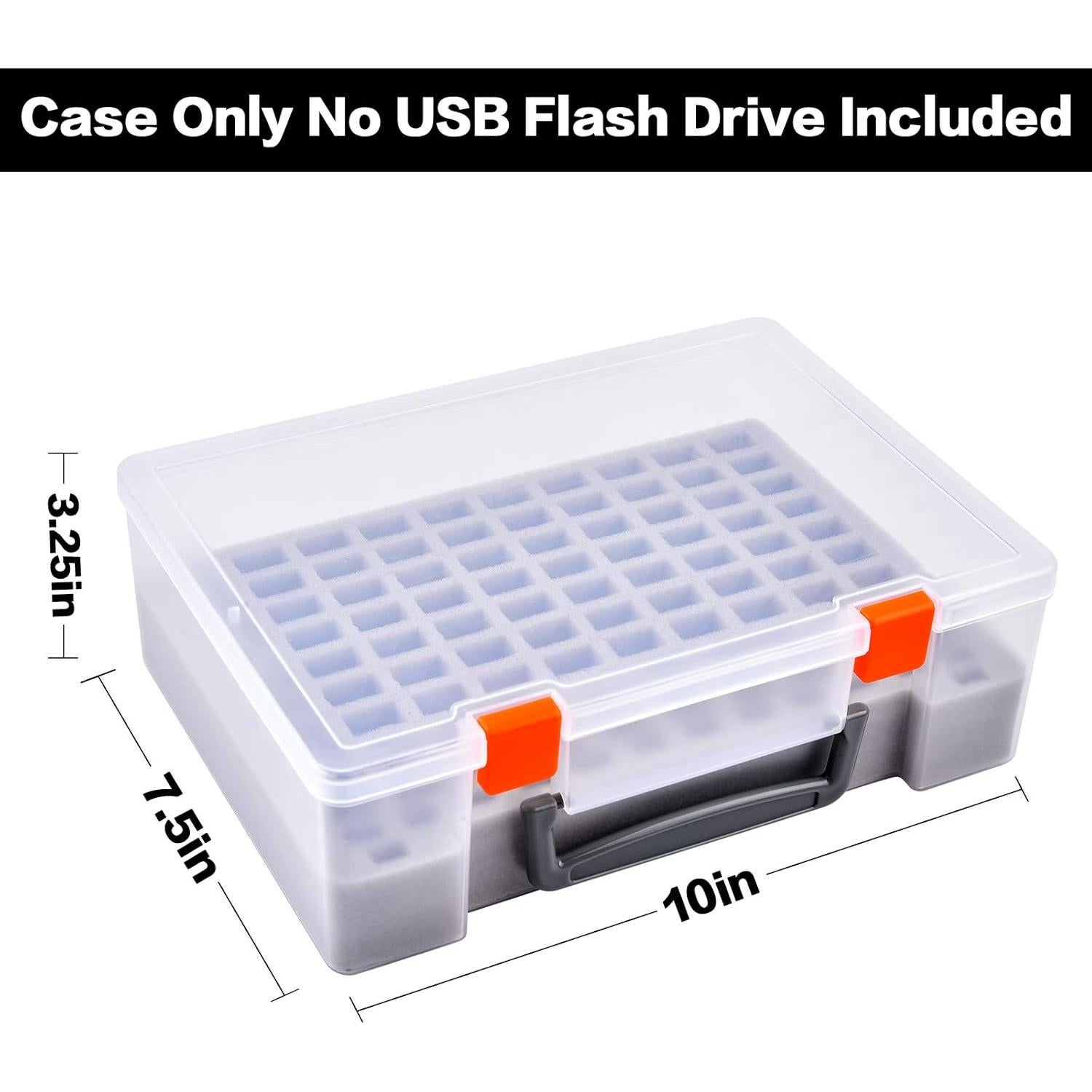 FULLCASE Funda Organizador para 104 Unidades Flash USB y SD