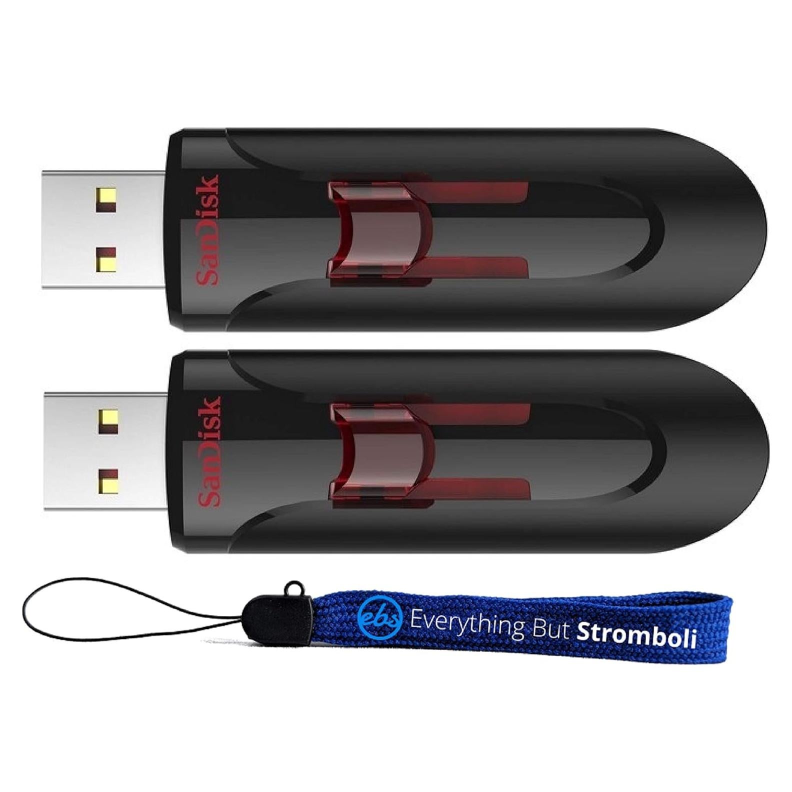 SanDisk Cruzer Glide 3.0 256GB USB Flash Drive Pack de 2