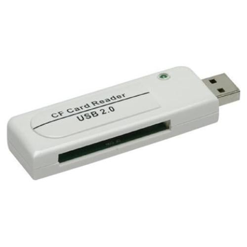 eTECH Speed USB2.0 CF (Compact Flash) Card Reader - Supports SanDisk Extreme Kingston Adata Sony Toshiba Transcent Samsung 2GB 4GB 8GB 16GB 32GB Type I/II CF
