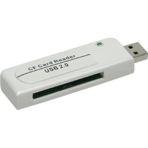 eTECH Speed USB2.0 CF (Compact Flash) Card Reader - Supports SanDisk Extreme Kingston Adata Sony Toshiba Transcent Samsung 2GB 4GB 8GB 16GB 32GB Type I/II CF