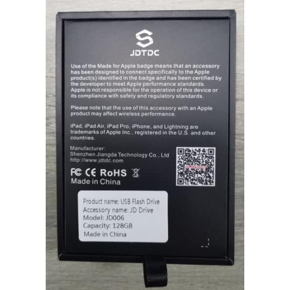 Unidad Flash 3 en 1 MFi Apple 128GB - Almacenamiento Seguro