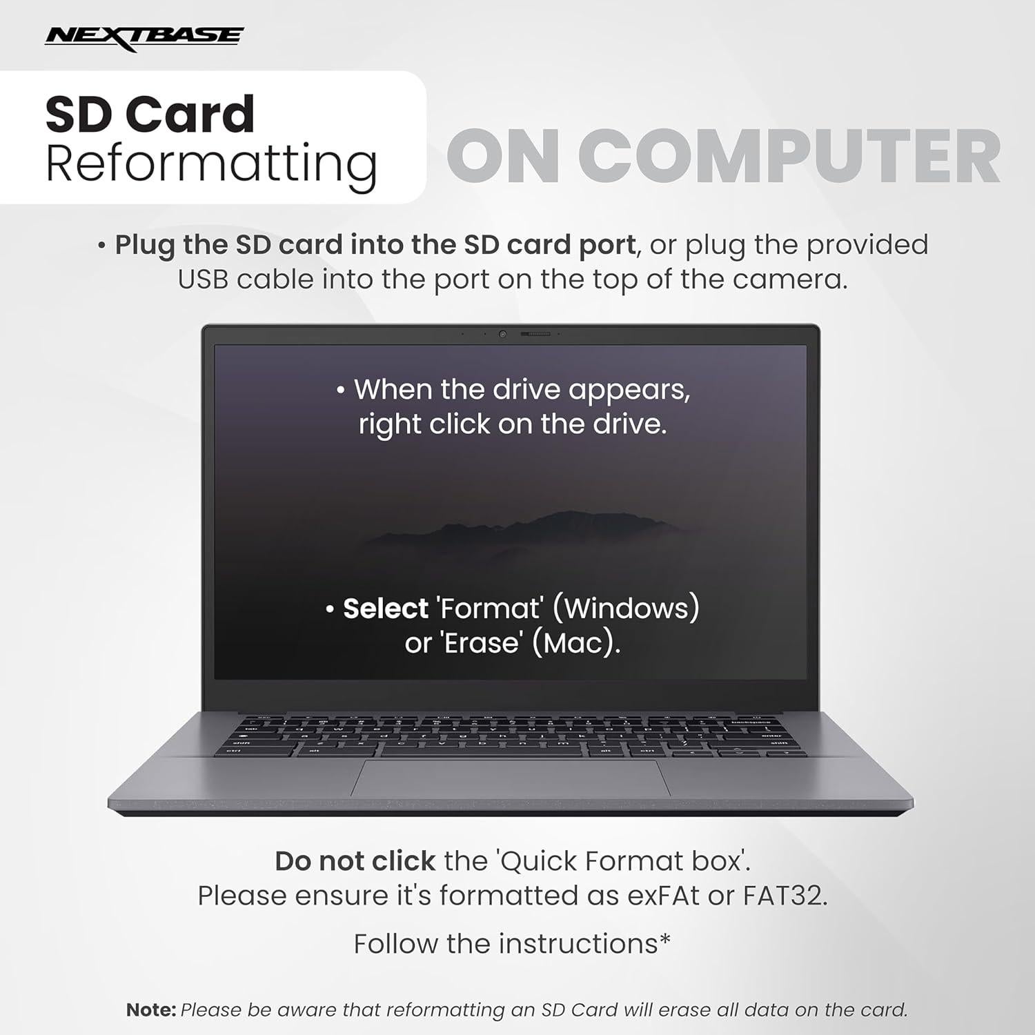 Tarjeta Micro SD 256GB U3 Nextbase con Adaptador