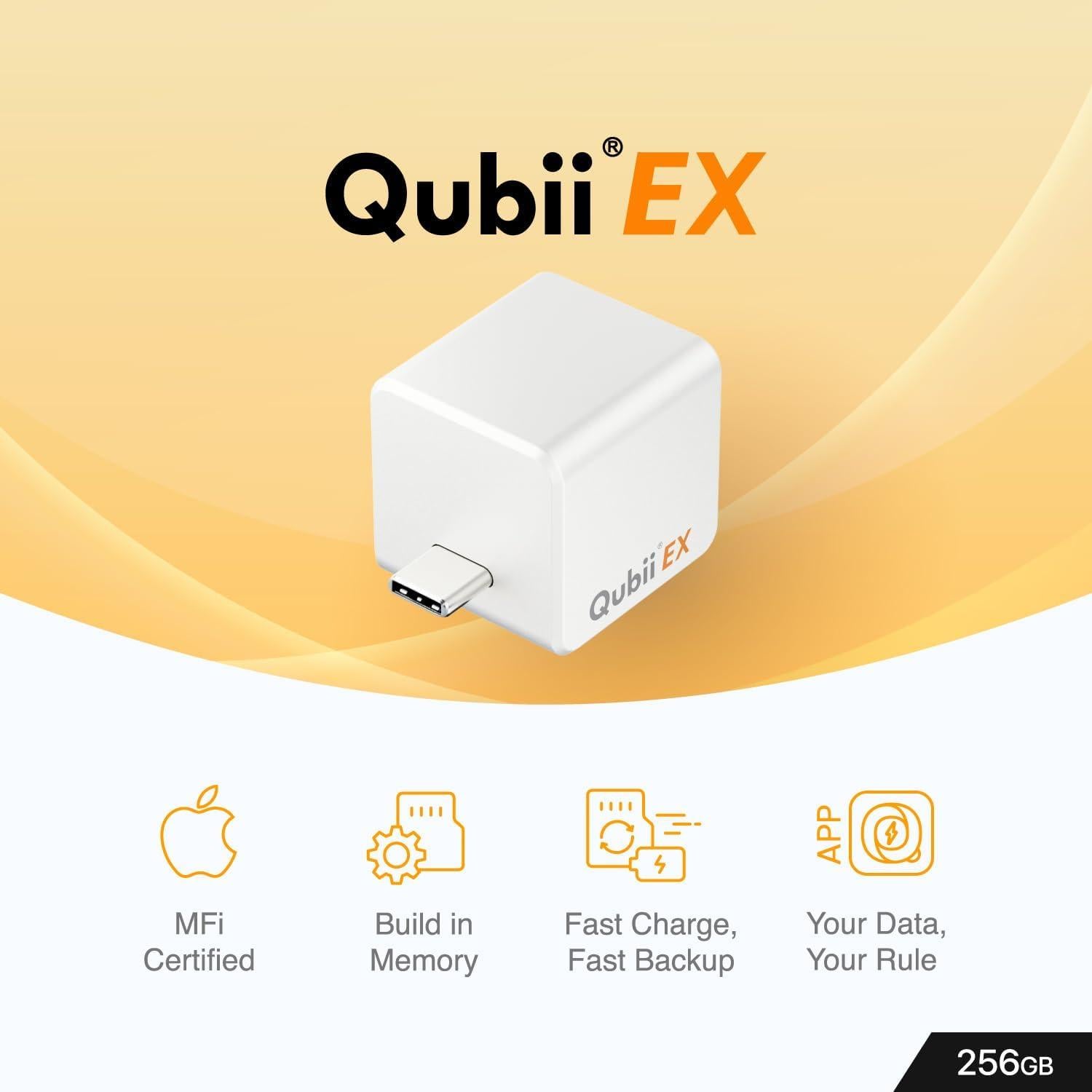 Maktar Qubii EX 256GB USB-C Copia de Seguridad Automática
