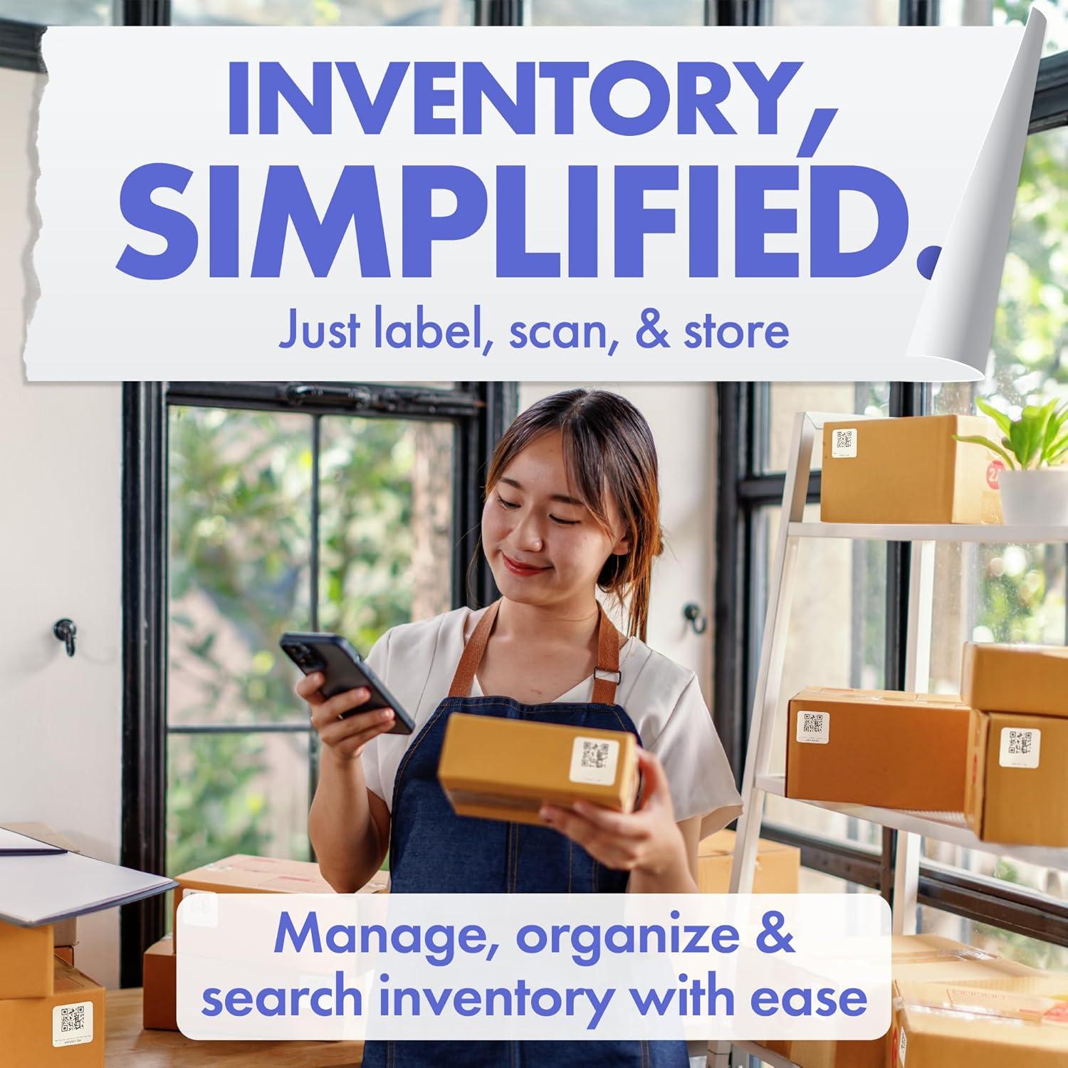 Etiquetas QR Duraderas Argosy QR 5.08x5.08cm 40 Unidades